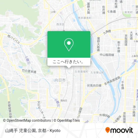 山縄手 児童公園地図