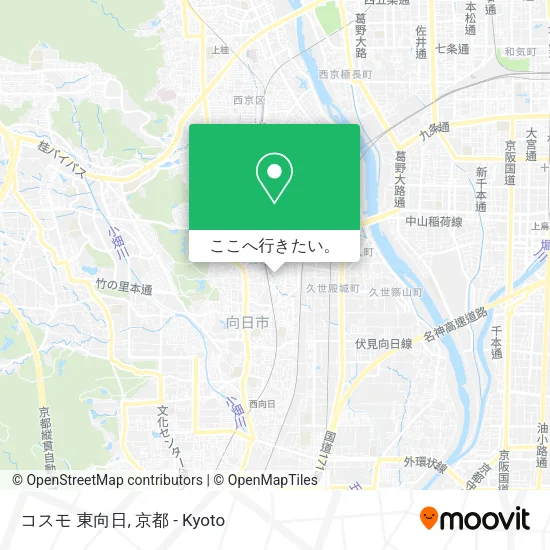 コスモ 東向日地図