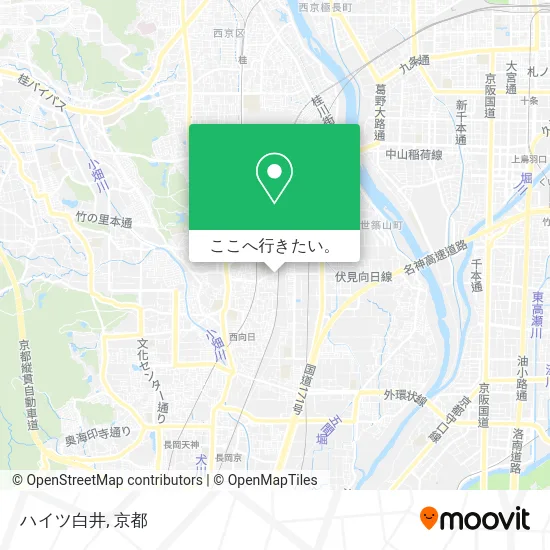 ハイツ白井地図