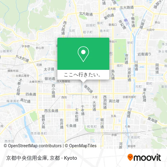 京都中央信用金庫地図