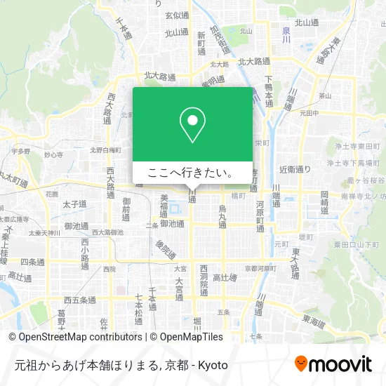 元祖からあげ本舗ほりまる地図