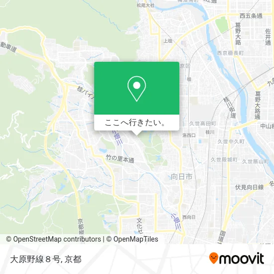 大原野線８号地図