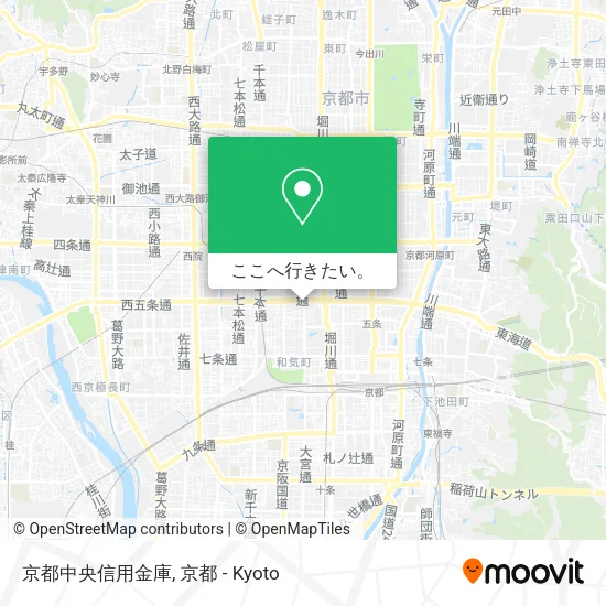 京都中央信用金庫地図