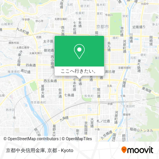 京都中央信用金庫地図