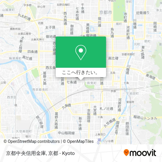 京都中央信用金庫地図