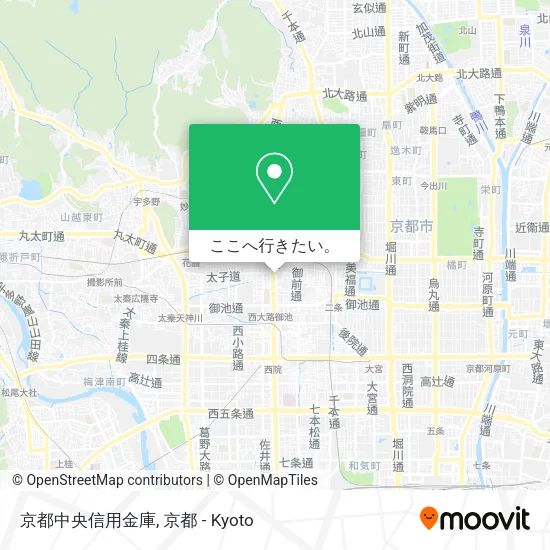 京都中央信用金庫地図
