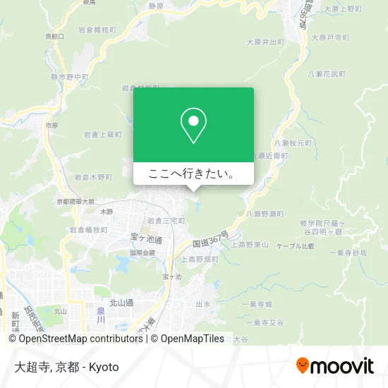 大超寺地図