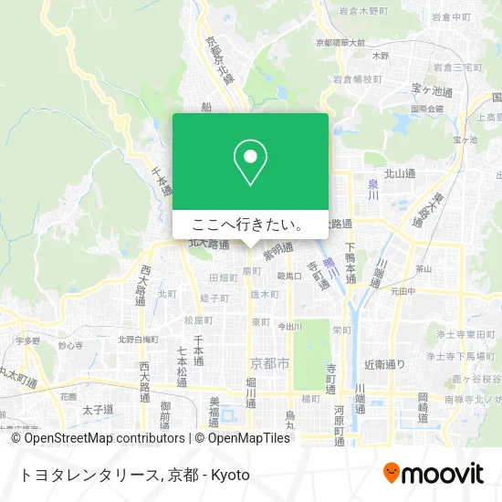 トヨタレンタリース地図
