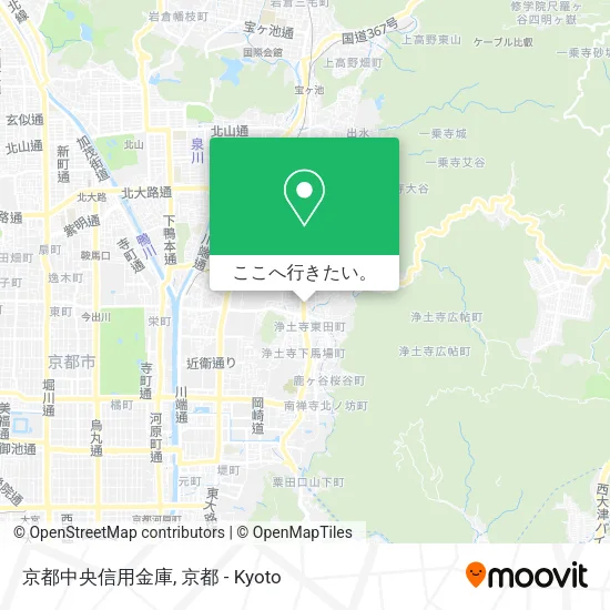 京都中央信用金庫地図
