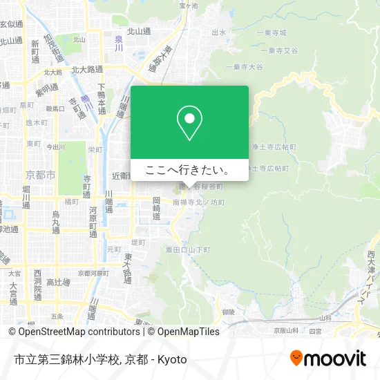 市立第三錦林小学校地図