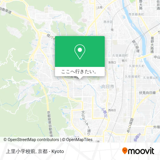 上里小学校前地図