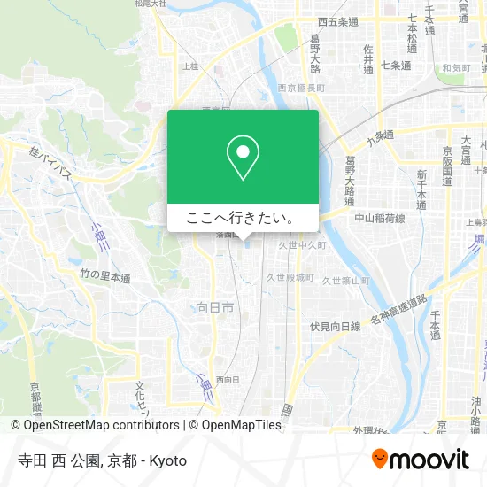 寺田 西 公園地図
