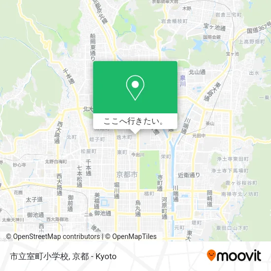 市立室町小学校地図
