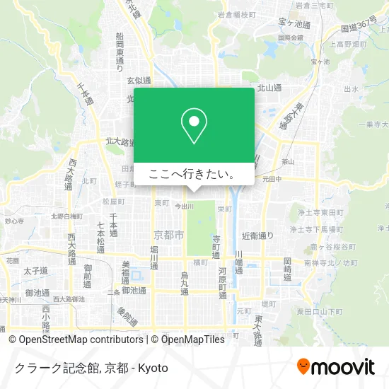 クラーク記念館地図