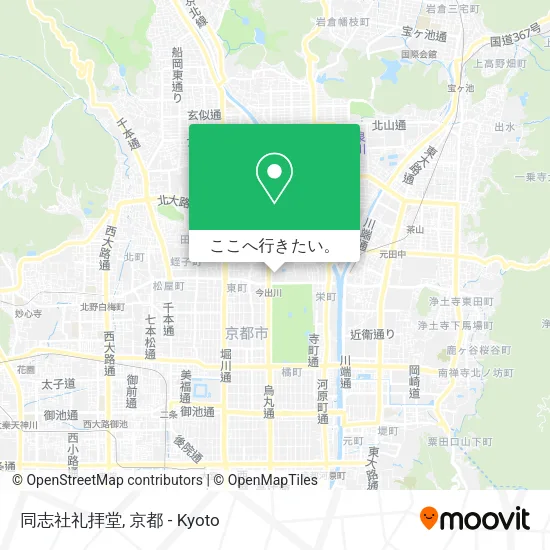 同志社礼拝堂地図