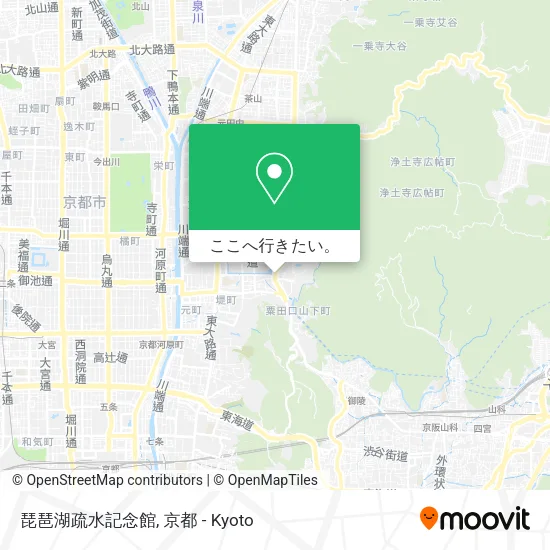 琵琶湖疏水記念館地図