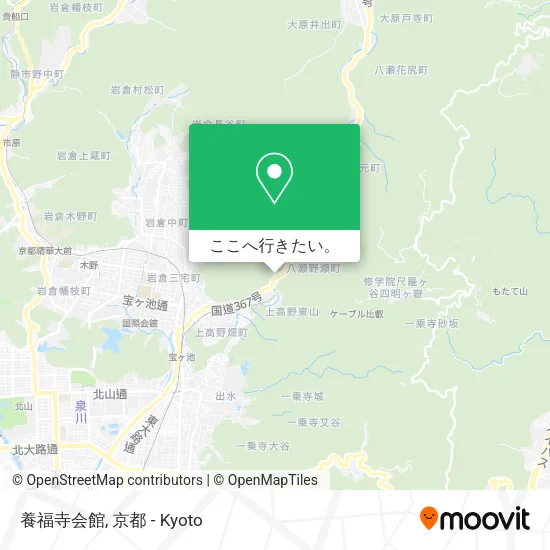 養福寺会館地図