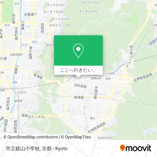 市立鏡山小学校地図