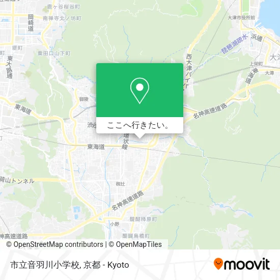 市立音羽川小学校地図