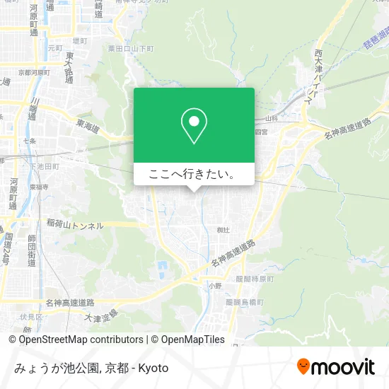 みょうが池公園地図