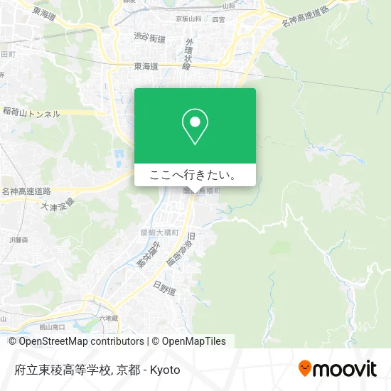 府立東稜高等学校地図