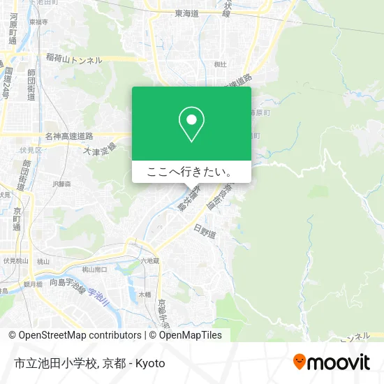 市立池田小学校地図