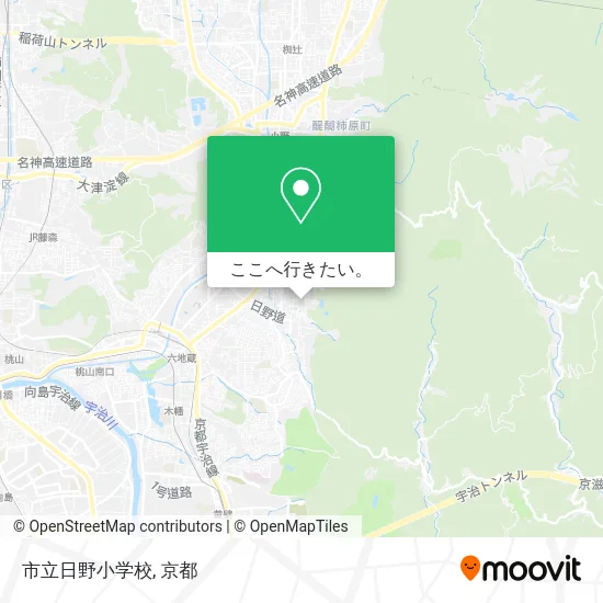 市立日野小学校地図