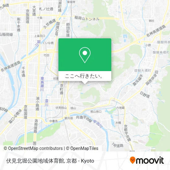 伏見北堀公園地域体育館地図