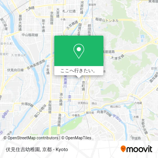 伏見住吉幼稚園地図