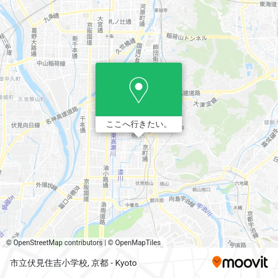 市立伏見住吉小学校地図
