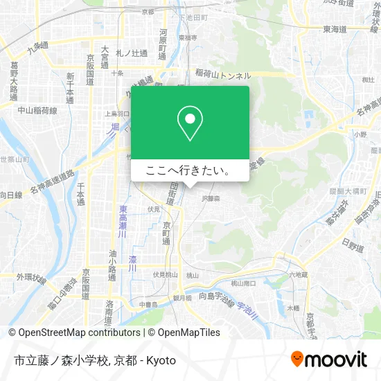 市立藤ノ森小学校地図