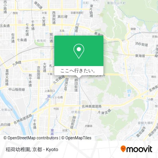 稲荷幼稚園地図