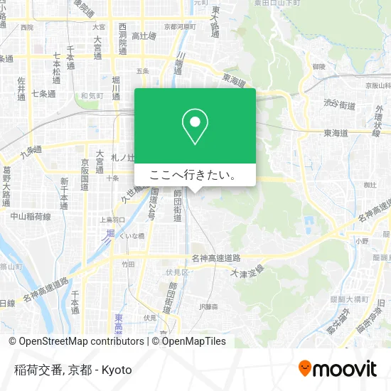 稲荷交番地図