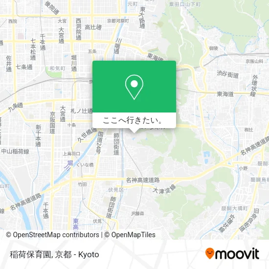稲荷保育園地図