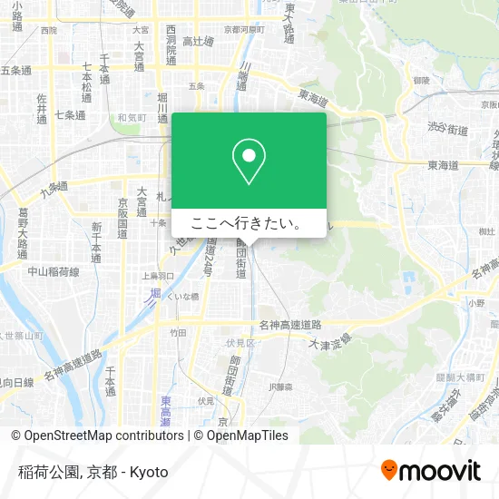 稲荷公園地図