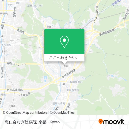 恵仁会なぎ辻病院地図