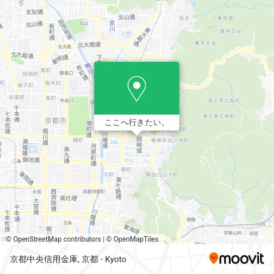 京都中央信用金庫地図