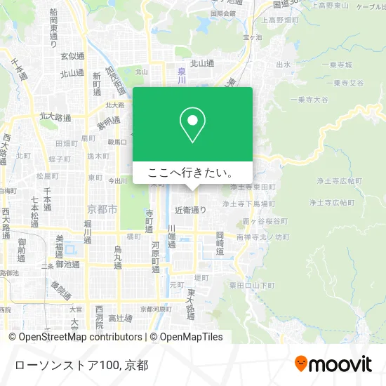 ローソンストア100地図