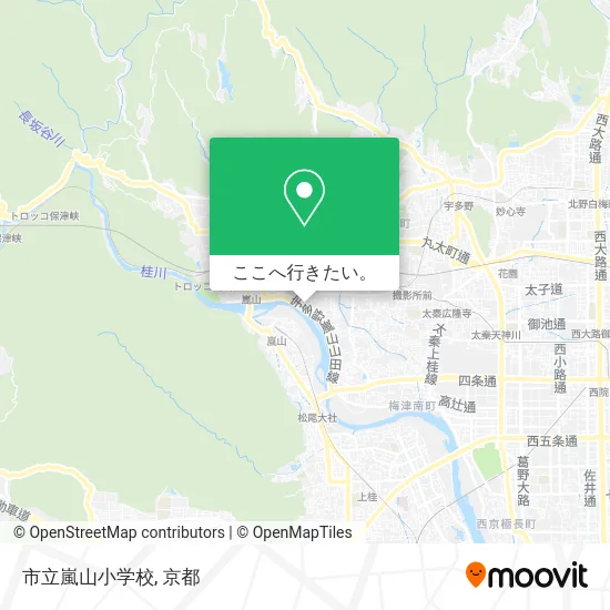 市立嵐山小学校地図