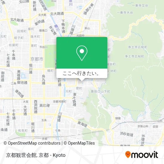 京都観世会館地図