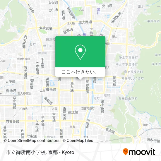 市立御所南小学校地図