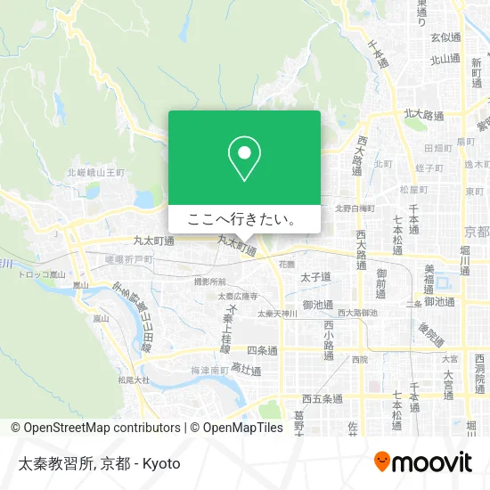 太秦教習所地図