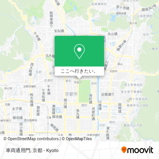 車両通用門地図