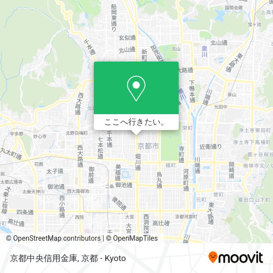 京都中央信用金庫地図