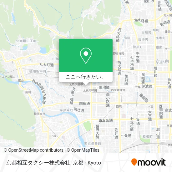 京都相互タクシー株式会社地図