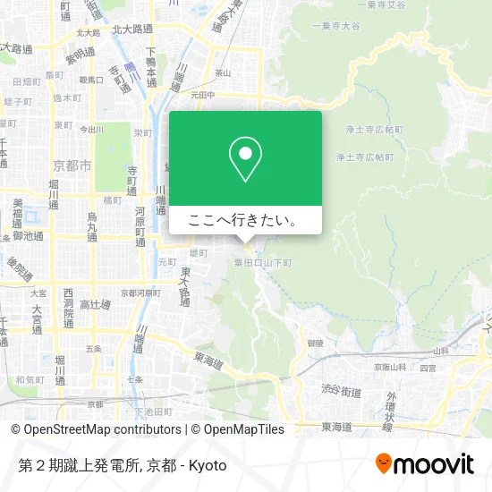 第２期蹴上発電所地図