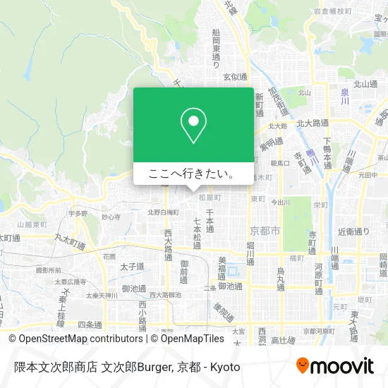 隈本文次郎商店 文次郎Burger地図