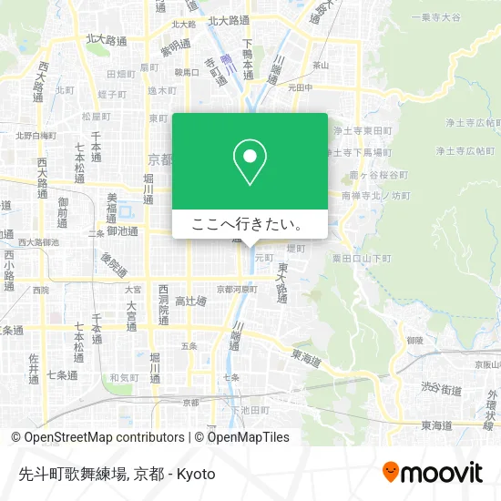 先斗町歌舞練場地図