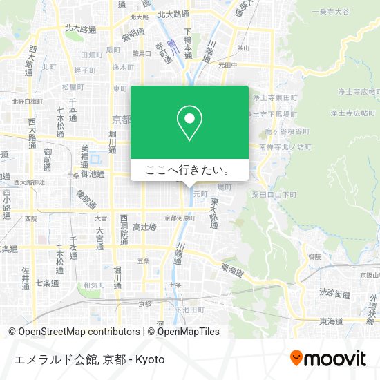 エメラルド会館地図