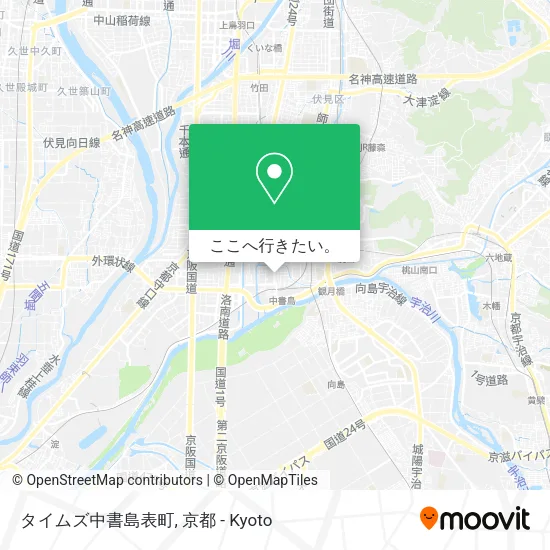 タイムズ中書島表町地図